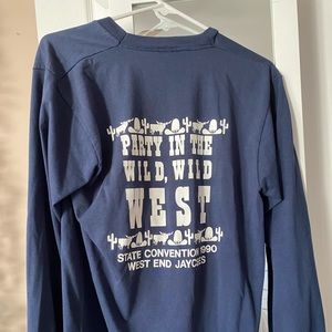 Single stitch Wild West long sleeve